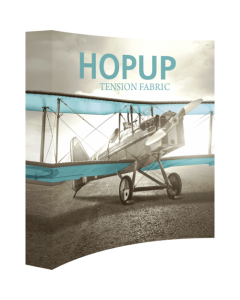 HOPUP 7.5FT FULL HEIGHT DISPLAY KIT WITH GRAPHICS-OB-HOP-3X3FG